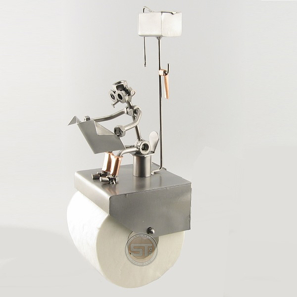 Unique Home Gifts Toilet Paper Holder Steelman