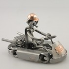 Formula One metal art figurine