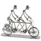 Steelman Bicycle Racing metal art figurine