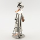 Steelman Priest preaching his sermon to the congregation metal art figurine