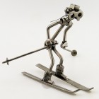 Steelman Kitesurfing metal art figurine