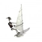 Steelman Kitesurfing metal art figurine