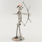 Steelman Skeet Shooting metal art figurine