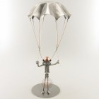 Steelman Parasailing metal art figurine