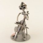 Steelman Alto Horn Player metal art figurine