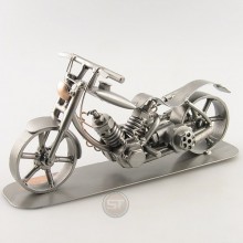 Chopper Special Motorcycle metal art figurine