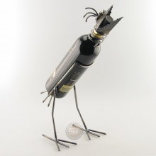 Wine Bird metal art