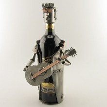 Elvis Wine Bottle Holder metal art