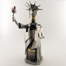 Statue of Liberty Wine Bottle Holder metal art